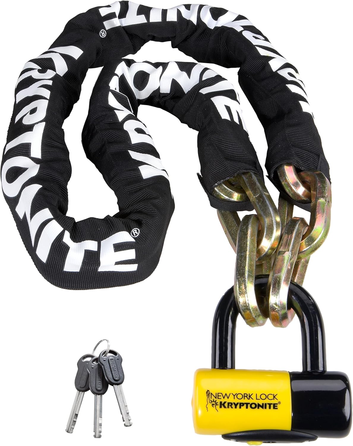 Kryptonite New York Fahgettaboudit Chain 1415 with Disc Lock