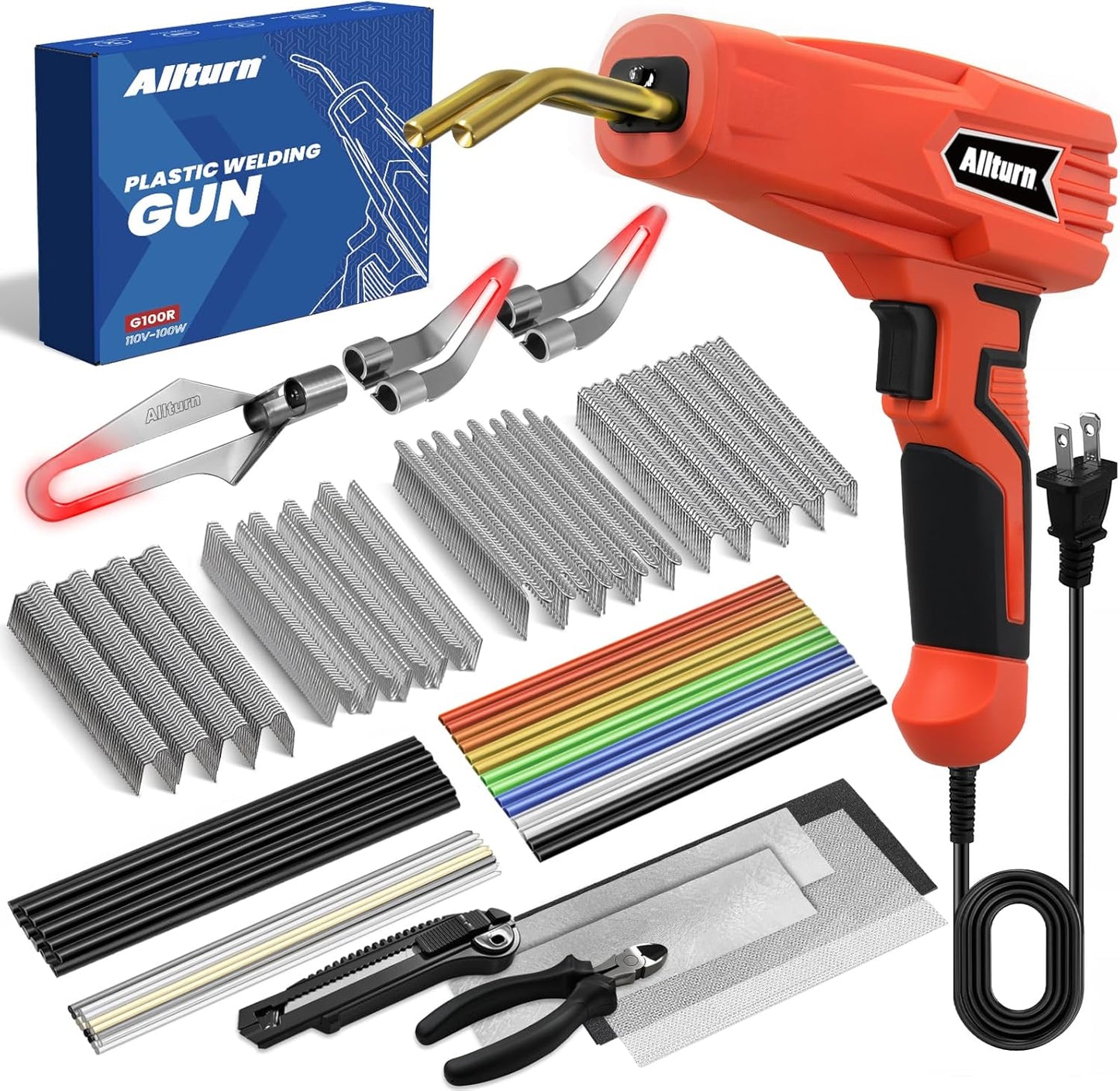 Allturn Plastic Welder Kit for Car Bumper and Plastic Repair