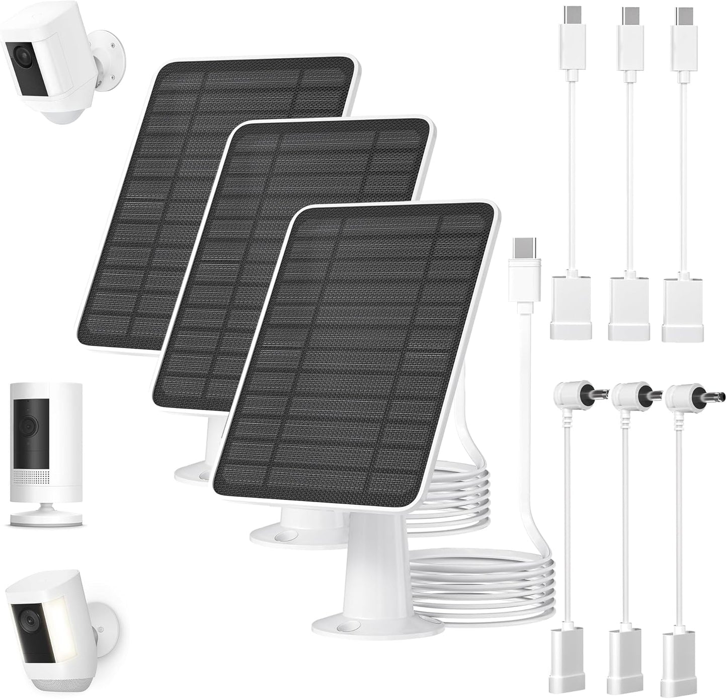 5W Solar Panel for Ring Camera - Continuous Power Supply Solution