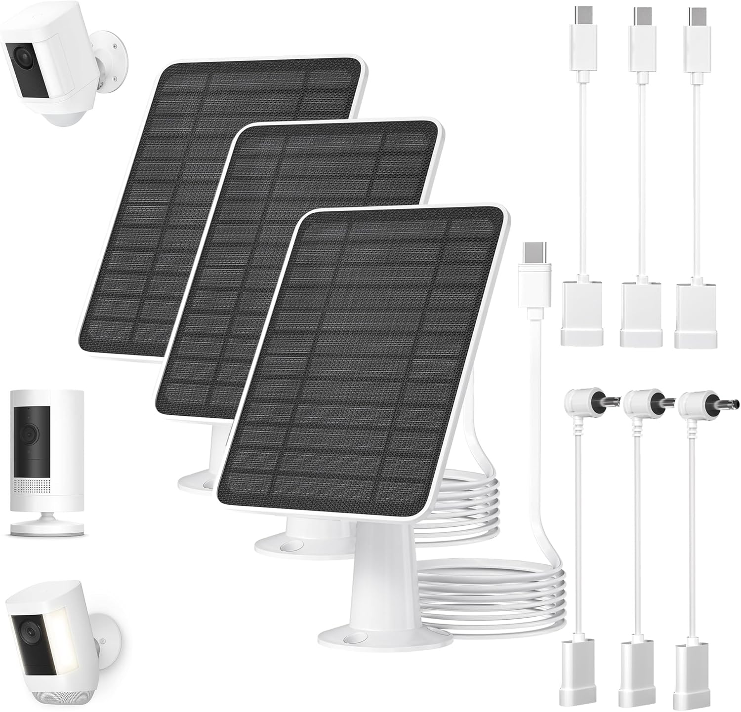 5W Solar Panel for Ring Camera - Continuous Power Supply Solution