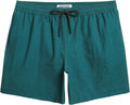 maamgic Men's Swim Trunks Quick Dry Seersucker Beach Shorts