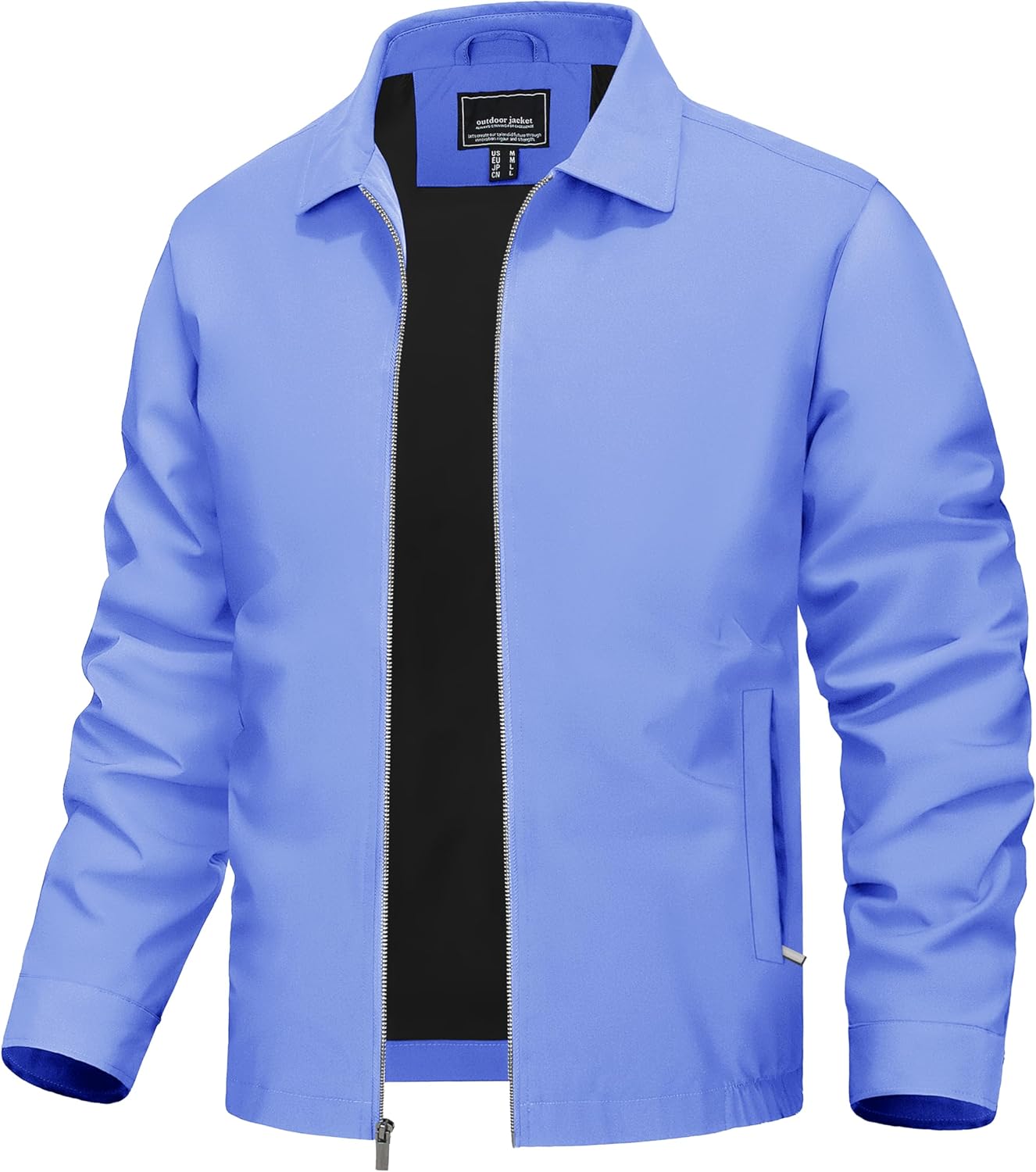 TACVASEN Mens Lightweight Windbreaker Full Zip Jacket for All