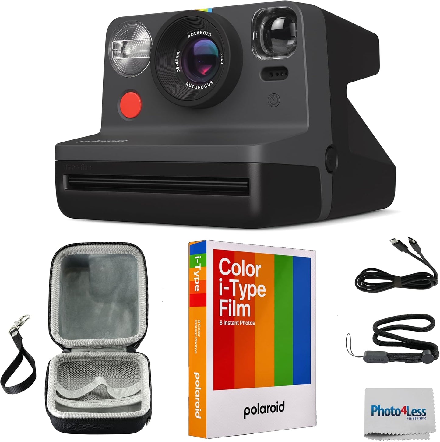 Polaroid Now 2nd Gen Instant Camera Bundle - Capture Memories Anywhere