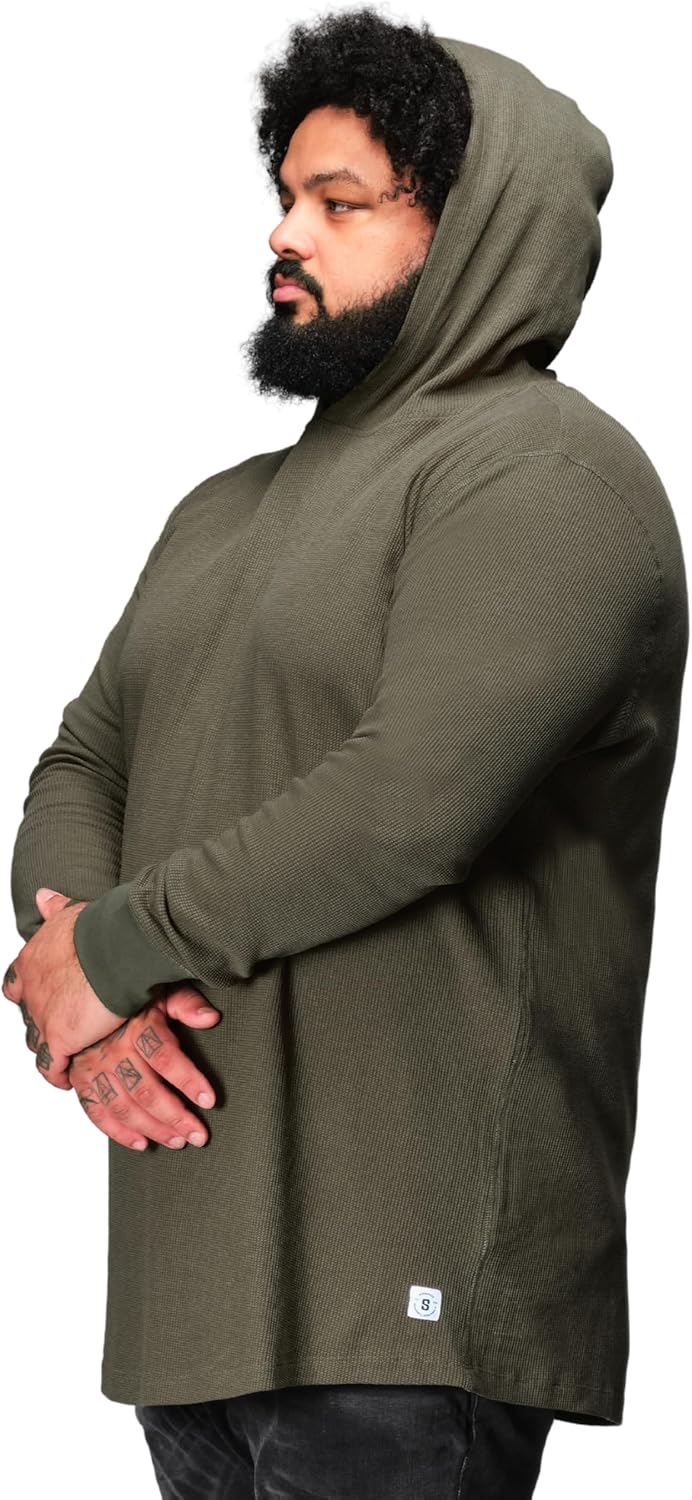 Big and Tall Thermal Waffle Shirts for Men - Perfect Fit