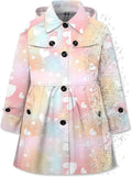 Girl's Hooded Rain Jacket Lightweight Waterproof Trench (Style WS25)