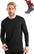 Merino Wool Base Layer Long Sleeve Shirt - Lightweight to Heavyweight