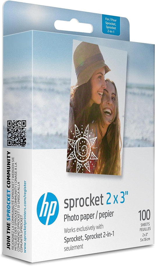HP Sprocket Premium Photo Paper 100 Sheets