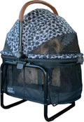 No-Zip View 360 Pet Carrier & Car Seat - Booster Frame, Mesh Vent