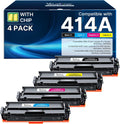 414A Toner Cartridges 4 Pack Replacement for HP 414A 414X - High Yield