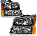 Headlights Assembly for 2003-2006 Chevy Silverado & Avalanche - Full