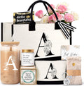 Birthday Gifts for Women Monogrammed Tote Gift Set - Personalized This