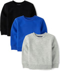 The Children's Place Boys and Toddler Long Sleeve Crew Pullover