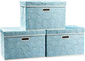 Larger Collapsible Storage Cubes with Lids - Spacious Closet