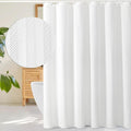 Modern Farmhouse 3D White Shower Curtain Set