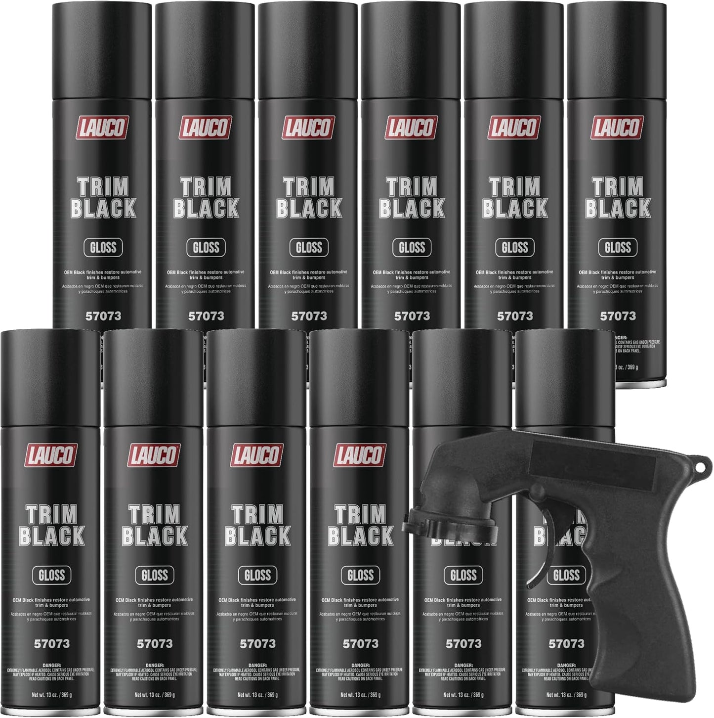 Trim Black Gloss Automotive Spray Paint Can for Perfect Finish