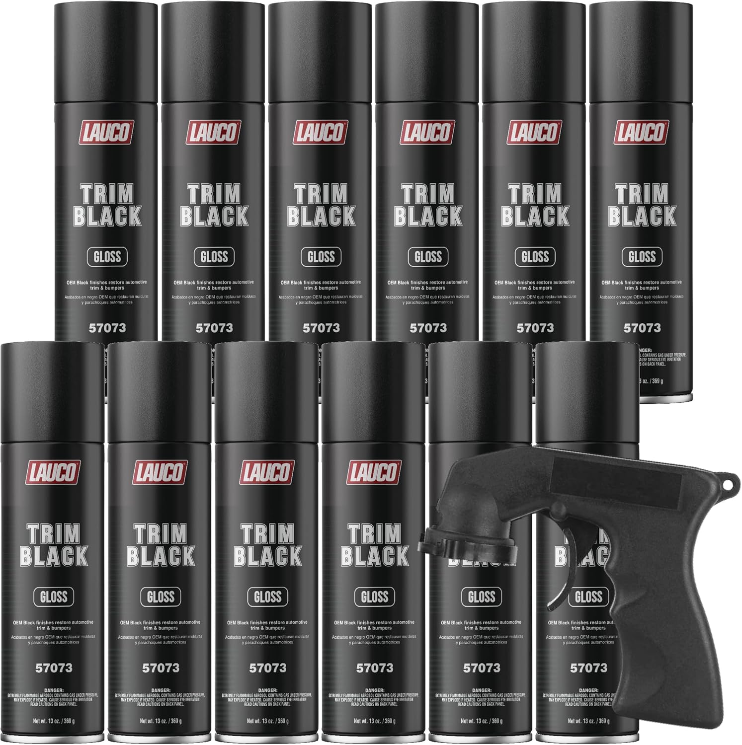 Trim Black Gloss Automotive Spray Paint Can for Perfect Finish