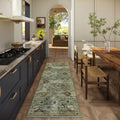 2ft 6inx8ft Washable Runner Rug - Stain Resistant Low Pile Runner