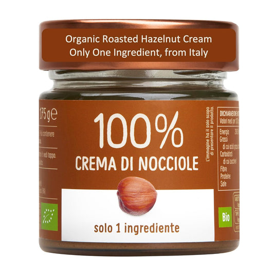 Organic Roasted Hazelnut Cream - Pure, Vegan, and Delicious