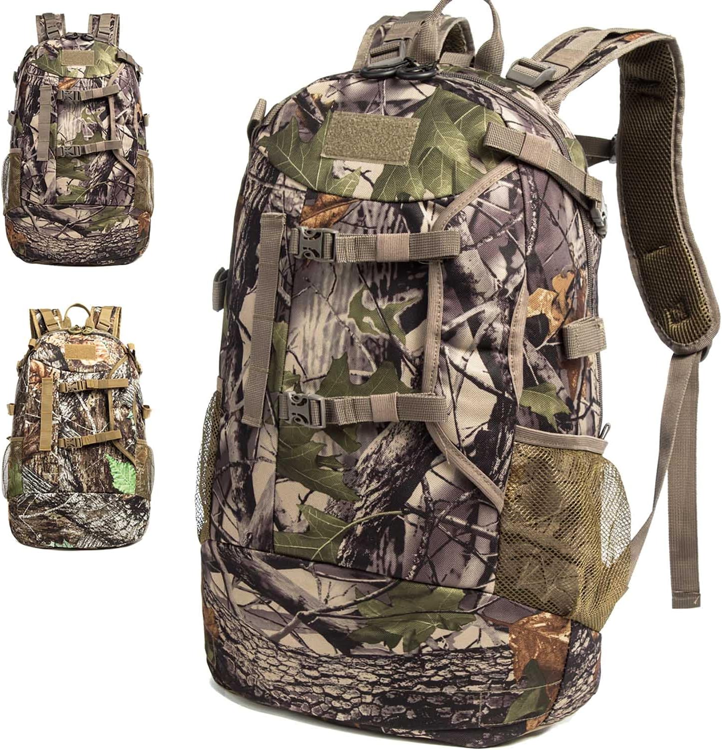 Durable Hunting Backpack for Bow or Rifle with Rain Cover