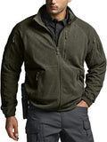 CQR Men's Full-Zip Tactical Jacket for Outdoor Activities