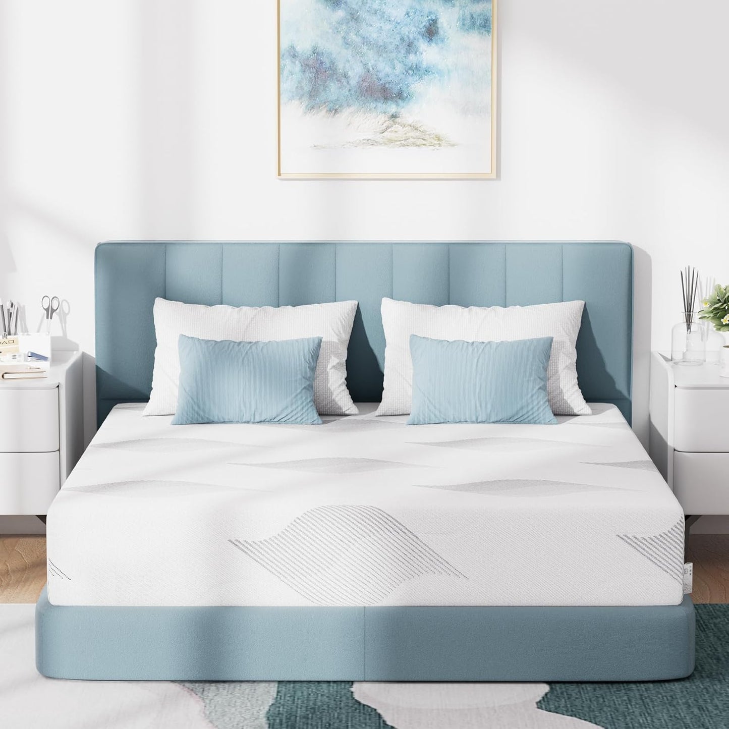 Cooling Gel Twin Memory Foam Mattress for Comfortable Sleep
