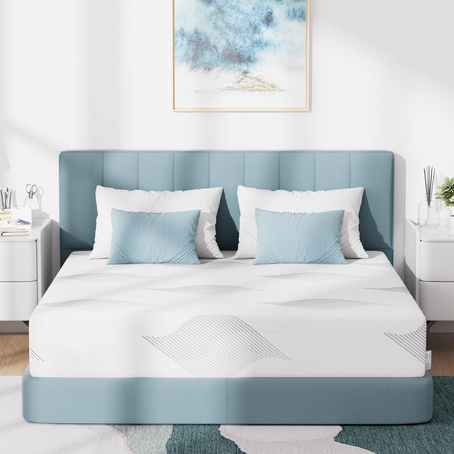 Cooling Gel Twin Memory Foam Mattress for Comfortable Sleep