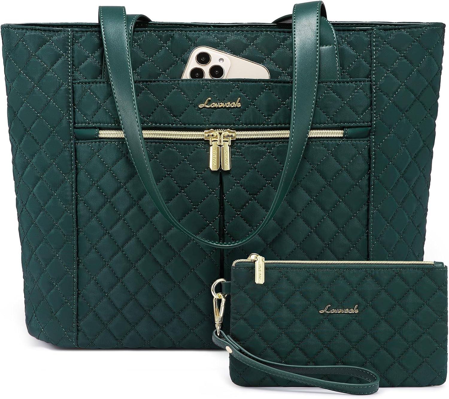 LOVEVOOK Laptop Bag for Women: Stylish 15.6 inch Tote Bag