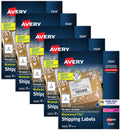 Avery Waterproof Labels with Ultrahold Permanent Adhesive - Reliable