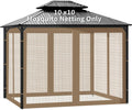 Gazebo Universal Replacement Mosquito Netting 10ft x 10ft