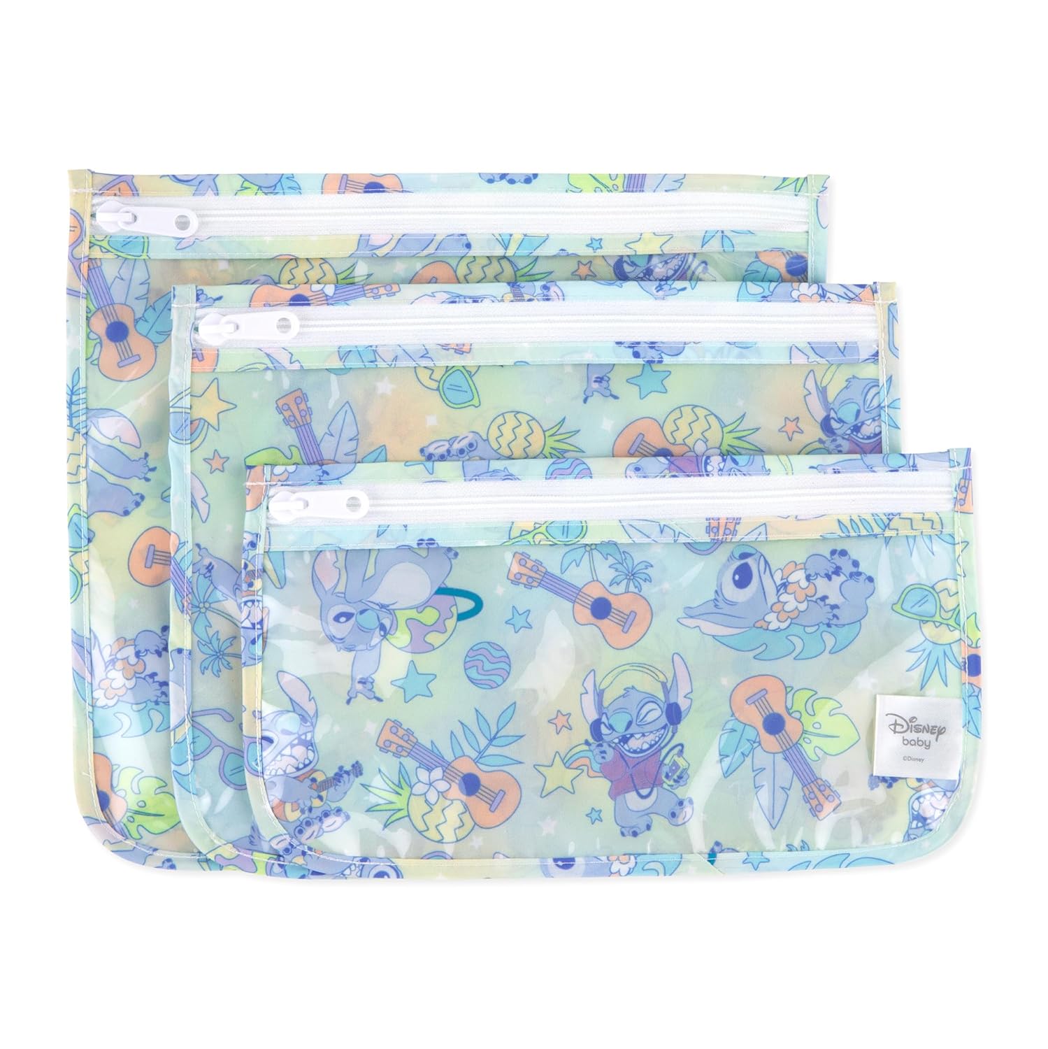 Bumkins TSA Clear Travel Toiletry Bags Set
