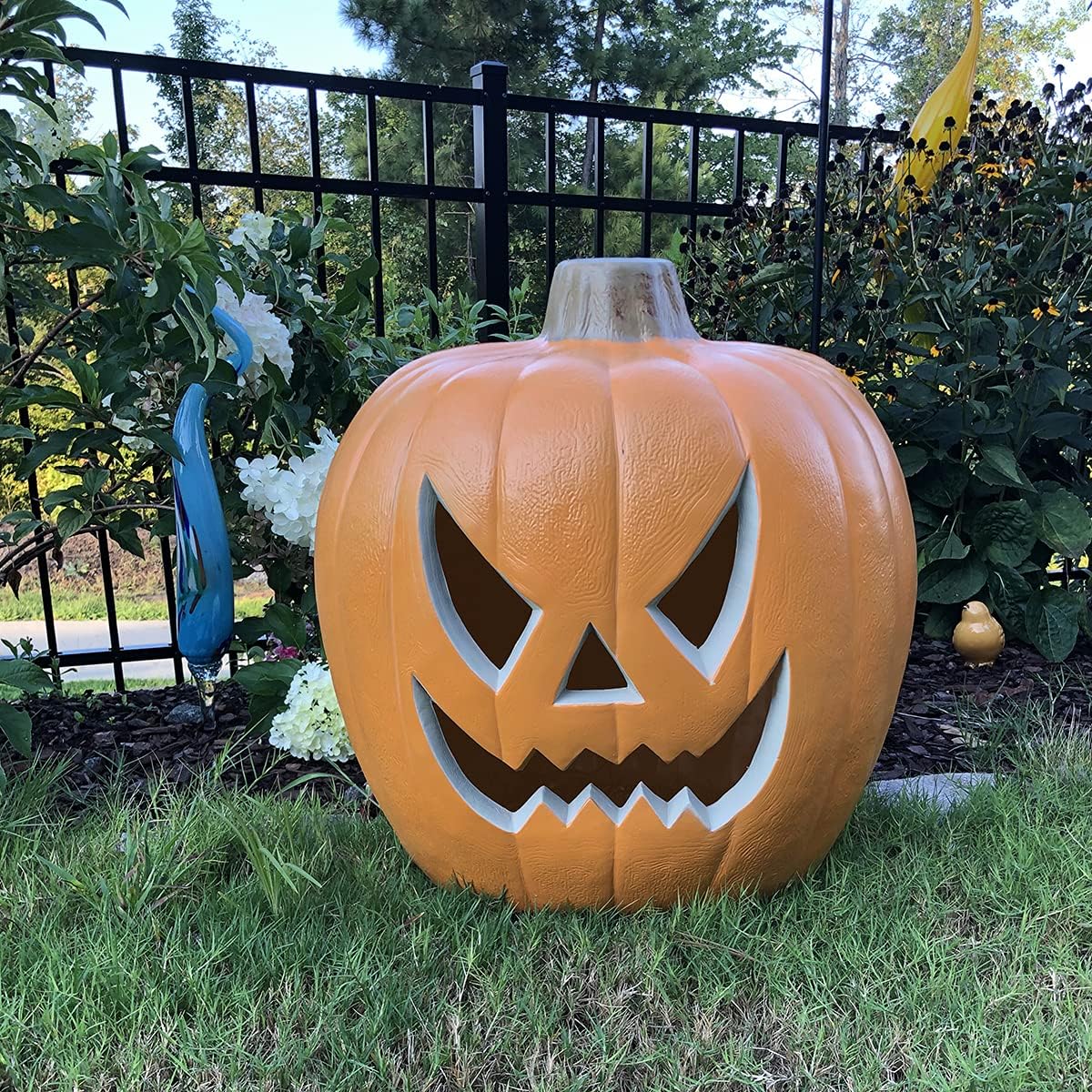 21in Lighted Pumpkin Decorations for Halloween - Jack o Lanterns