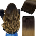 GOO GOO Sew in Hair Extensions Real Human Hair 16in - Silky Volume