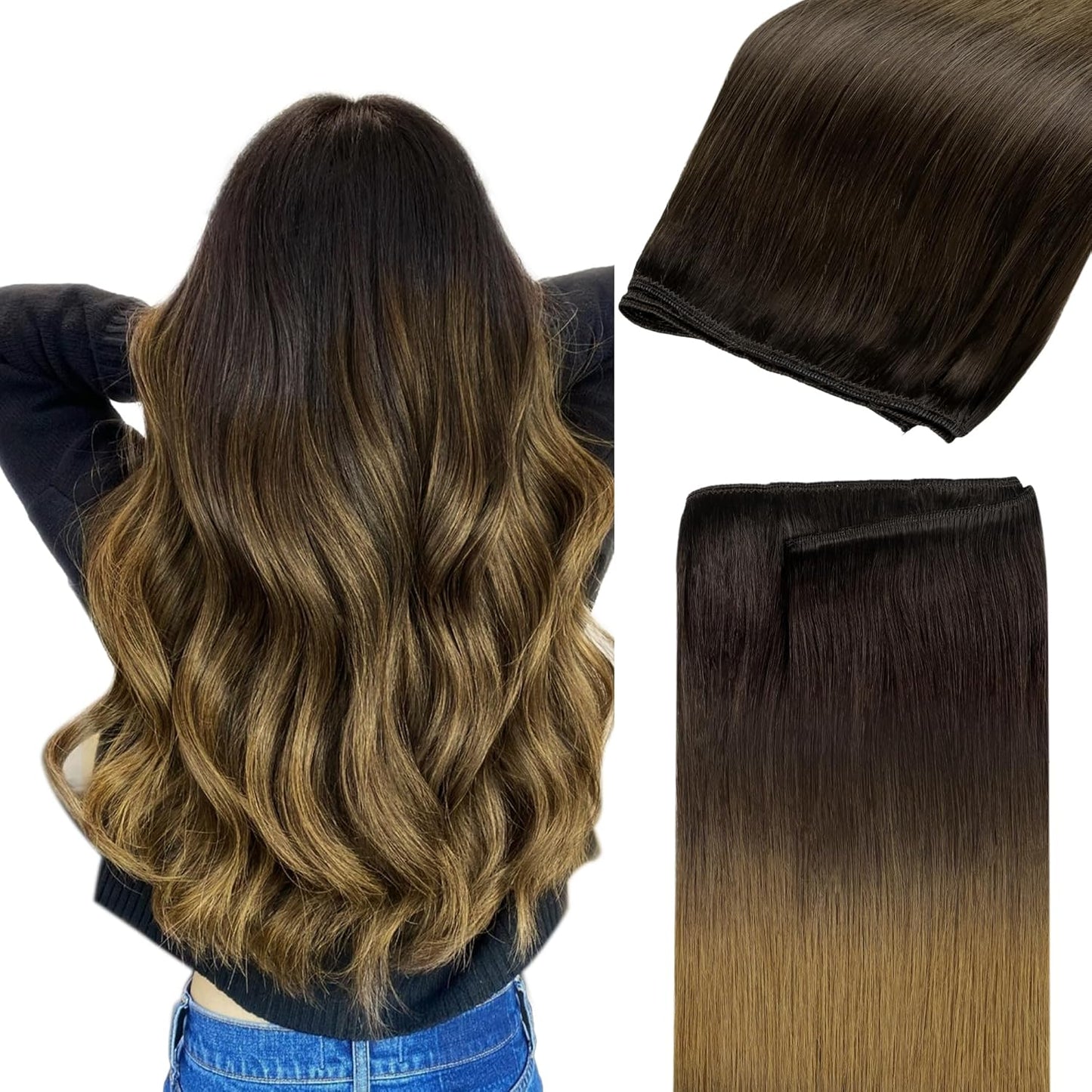GOO GOO Sew in Hair Extensions for Silky Natural Look