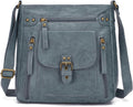 KL928 Crossbody Bags for Women - Medium PU Leather Multi Pocket