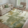 Kelarea Living Room Rug 4x6 Modern Abstract Washable Design