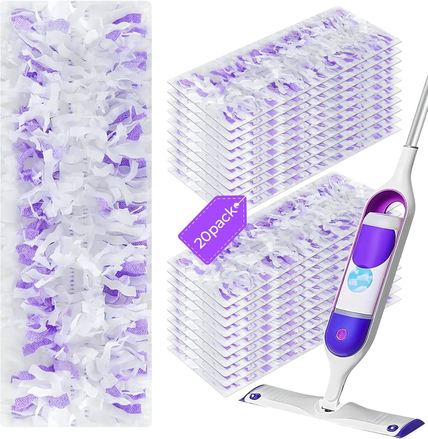 Powerful 20-Pack Swiffer Mop Refills for Wood Floors