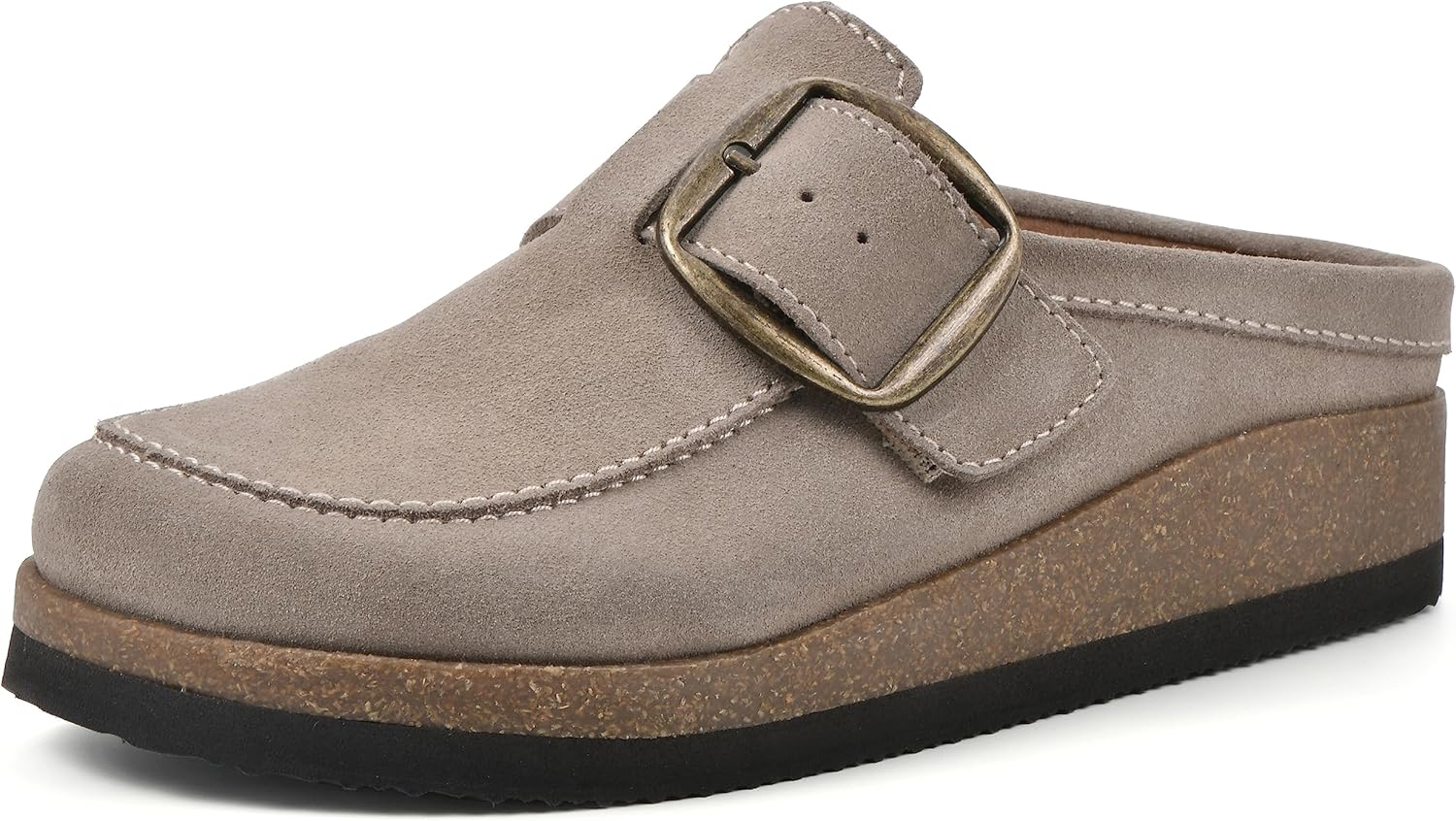 WHITE MOUNTAIN Women's Bueno Mule with Oversize Statement Buckle