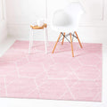 Unique Loom Trellis Frieze Area Rug - Geometric 7 ft 10 in Square