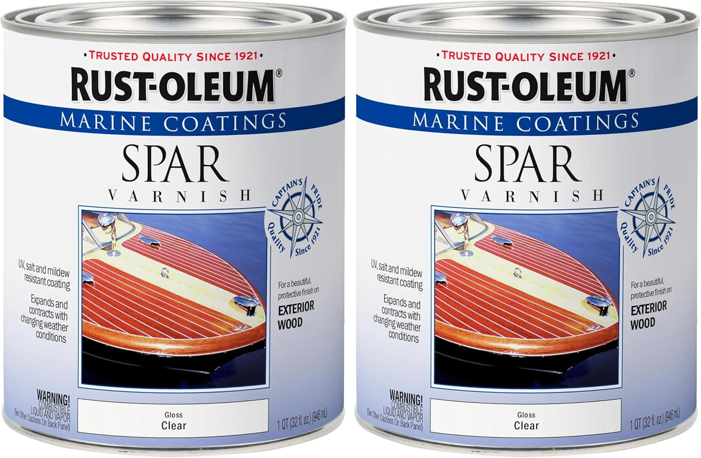 Rust-Oleum Marine Spar Varnish for Superior Wood Protection