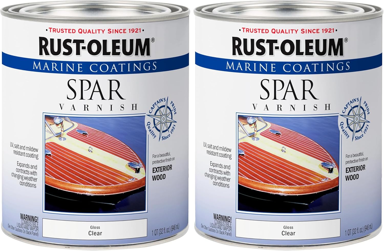 Rust-Oleum Marine Spar Varnish for Superior Wood Protection