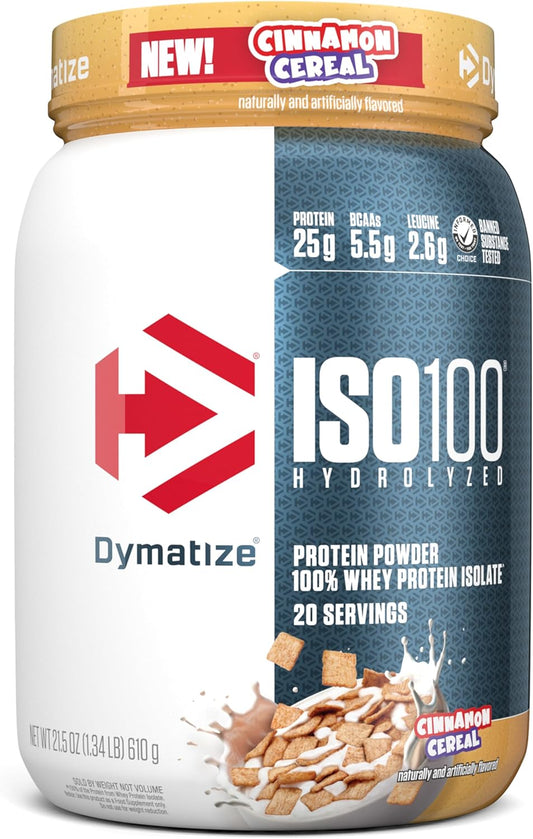 Dymatize ISO100 Whey Protein Powder Isolate for Muscle Growth