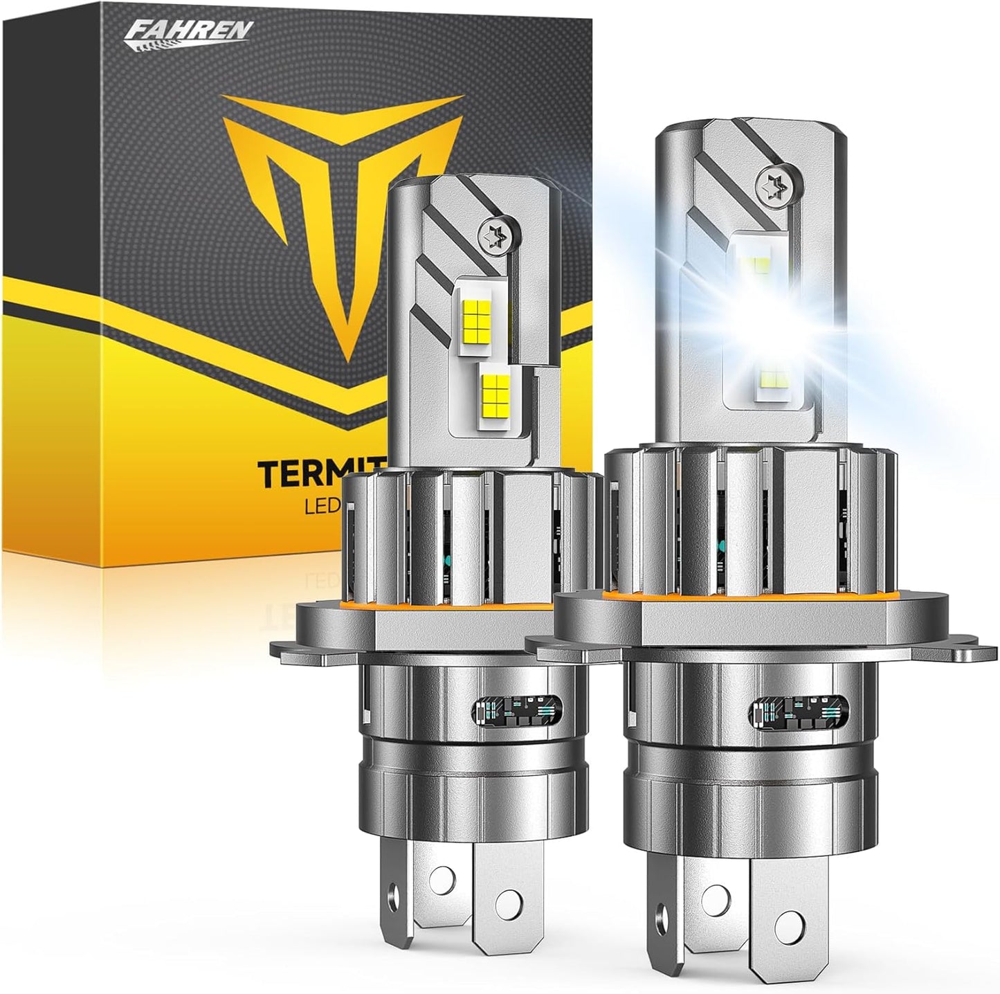 FAHREN H4/9003/HB2 LED Bulbs - Ultra-Bright 50000LM Lighting