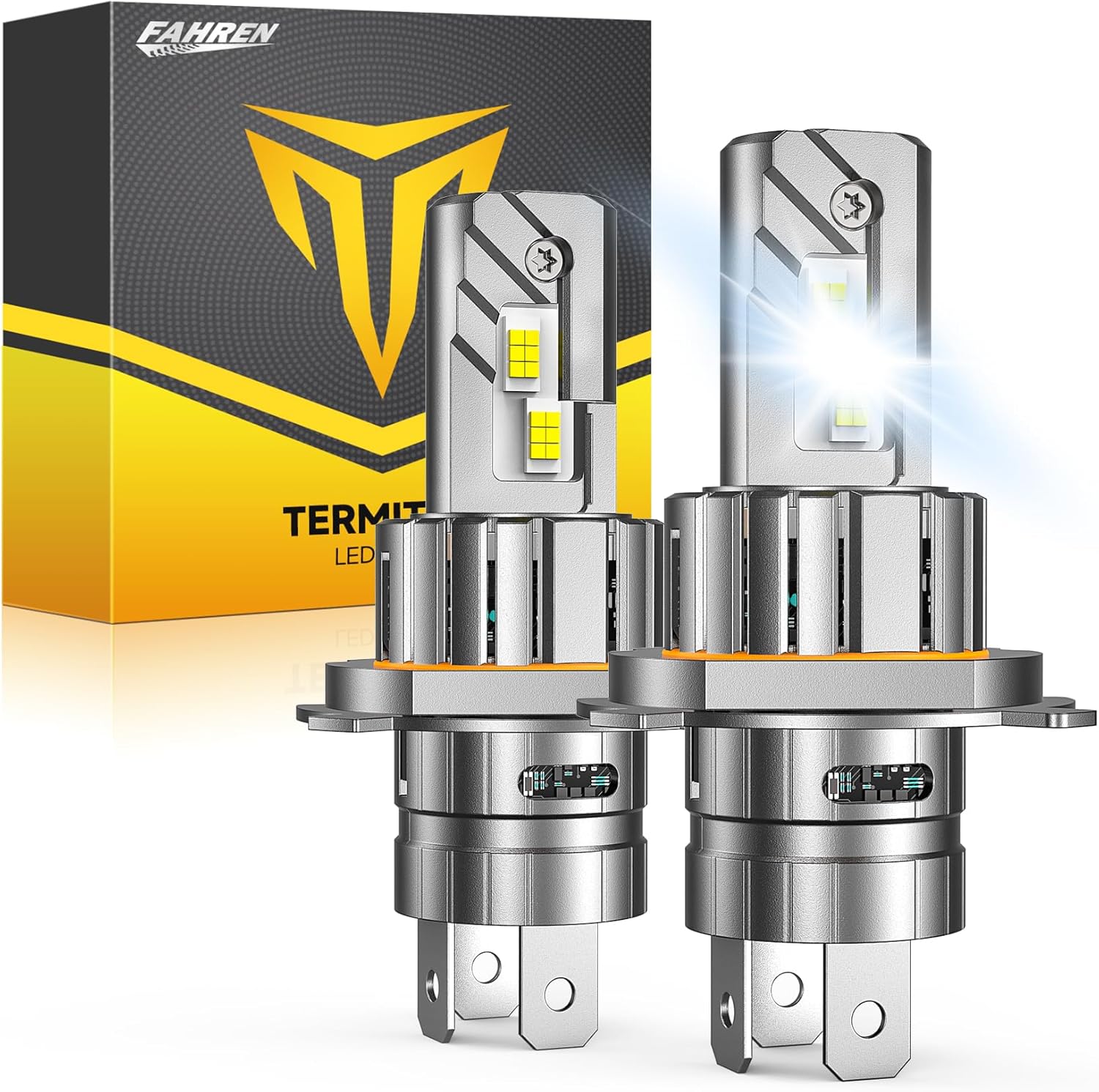FAHREN H4/9003/HB2 LED Bulbs - Ultra-Bright 50000LM Lighting