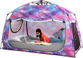 Instant Privacy Bed Tent: Galaxy Dream with 3 Doors