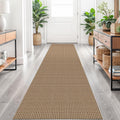 Braided Runner Rug 2x10 Ft Washable Runner - Non Slip Hallway Rug