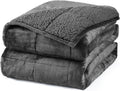 Aemicion Sherpa Fluffy Weighted Blanket 15lb 48x72in - Cozy Sleep Aid