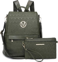 MKP Women Fashion Backpack Purse with Anti-Theft Design