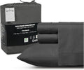 100% Cotton King Size Sheets Set Sateen Weave - Deep Pocket Comfort