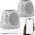 Rock Speakers Outdoor Waterproof Solar Powered Bluetooth Portable
