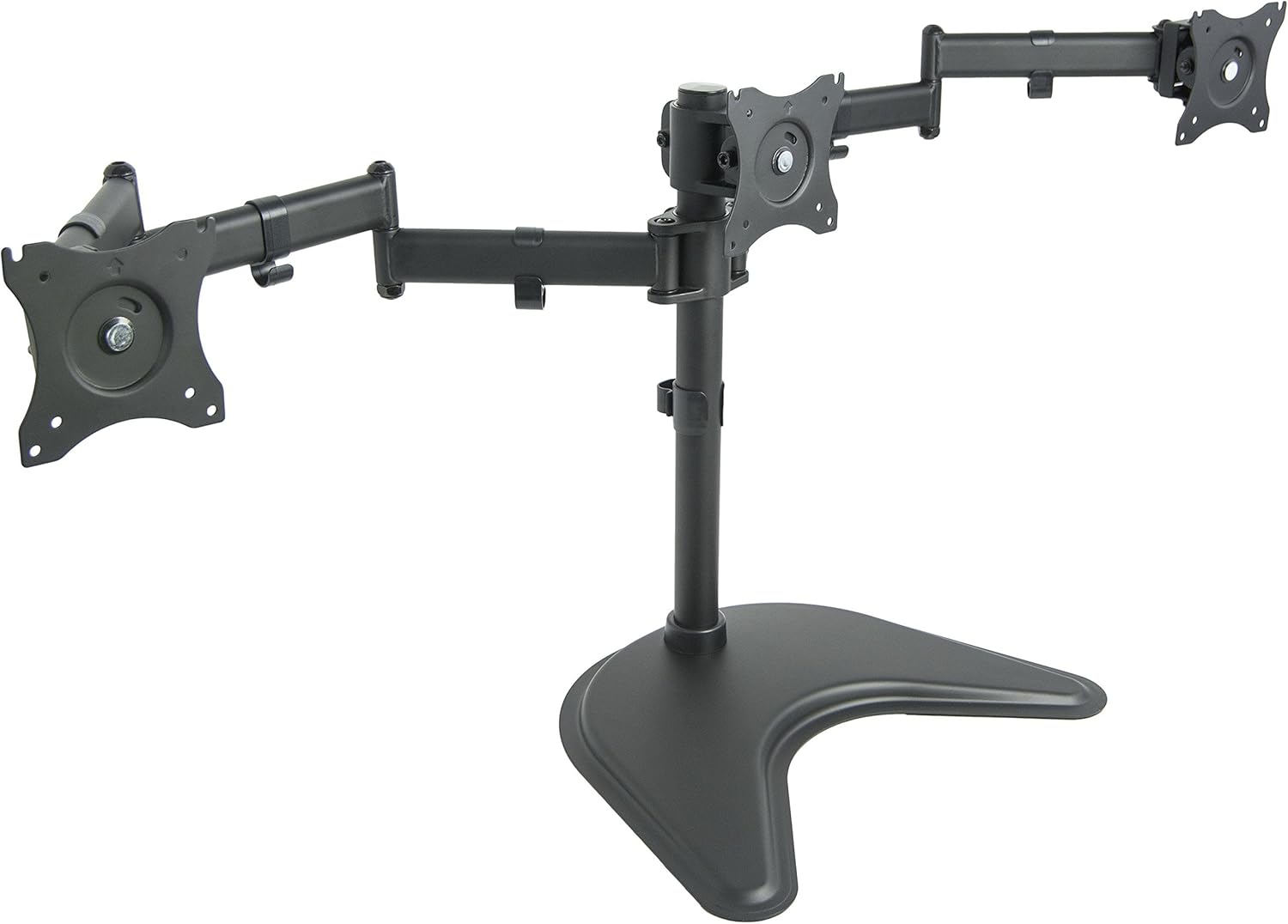 VIVO Triple Monitor Mount for 3 LCD Screens up to 24 inches